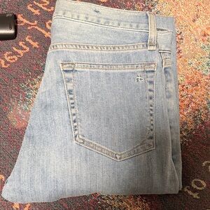 Rag & Bone Light Wash Straight Leg Jeans